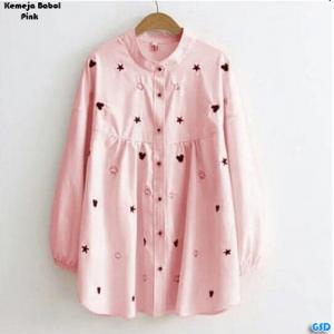 Kemeja Babol pink