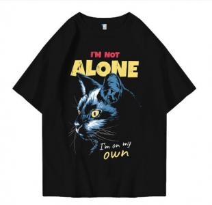 Hi VABA Oversized Im Not Alone Tshirt | Kaos Streetwear Unisex Tee