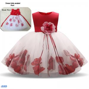 Dress kids anabel red