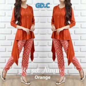 set ainun orange