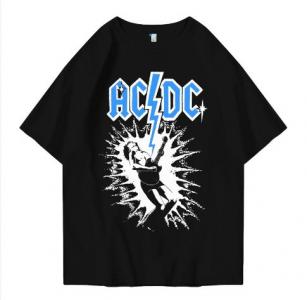 Hi VABA Oversized Acdc blue Tshirt | Kaos Streetwear Unisex Tee