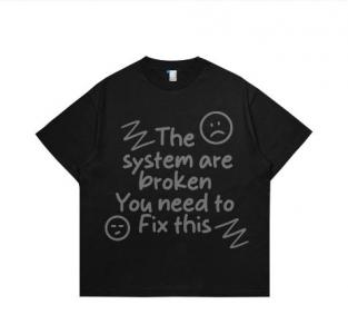 Hi VABA Oversized Broken System Tshirt | Kaos Streetwear Unisex Tee