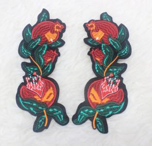 patch bunga tempelan baju bordir / emblen  baju / emblen bordir 