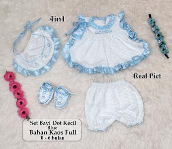 Set Bayi Dot Kecil 4in1