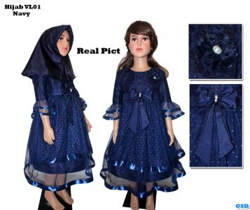 Hijab Kids VL01 Navy