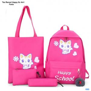 Tas Ransel Happy Sc 4in1 fanta