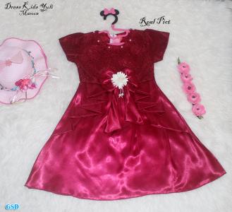 Dress Kids Yuli Maroon