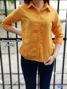 kemeja snow 274 kuning