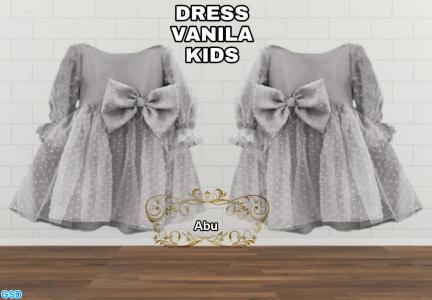 Dress Kids Vanila abu