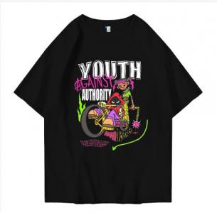 Hi VABA Oversized Youth Against Tshirt | Kaos Streetwear Unisex Tee