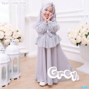 Syari Cindy Kids Grey