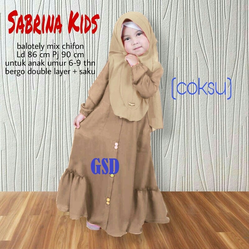 hijab sabrina kids coksu hijab mona  kid Grosir Tanah 