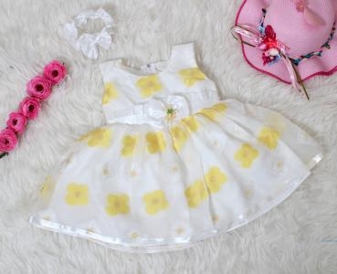 Dress flow kids kuning