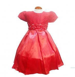 Dress Kids Yola Merah