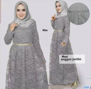 Maxi anggun jumbo navy