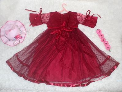 Dress Kids Viti Maroon