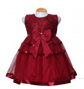 Dress Kids Mica Maroon