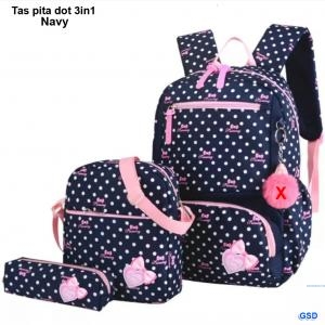 Tas pita dot 3in1 navy