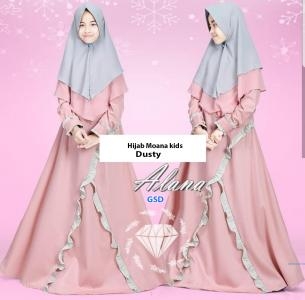 Hijab moana kids dusty