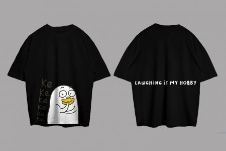 Tshirt laughing duck 