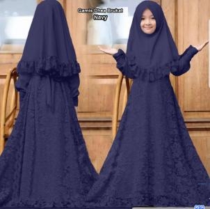 Gamis Dhea brukat coksu