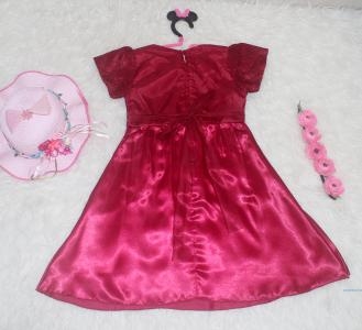 Dress Kids Yuli Maroon