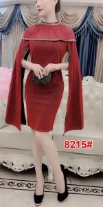 Dress import 8215 maroon