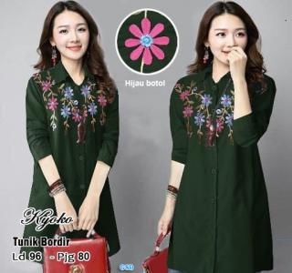 Tunik Yoko Bordir Hitam