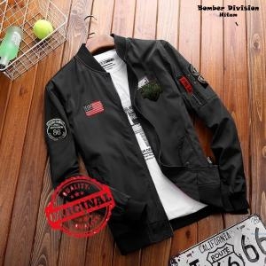 Jaket Bomber division Navy