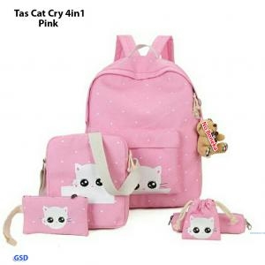 Tas DOT Cat Cry 4in1 pink