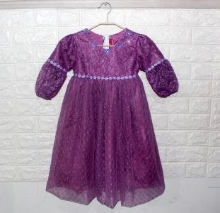 Dress Kids Doll Ungu