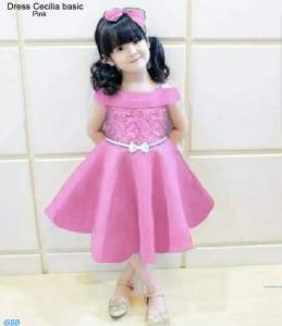 Dress Cecilia basic kuning