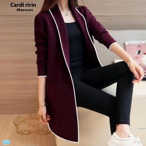 Cardi ririn maroon