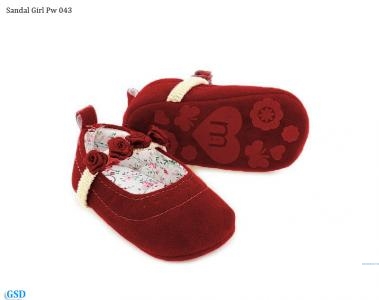 Sandal Girl  Pw043 maroon