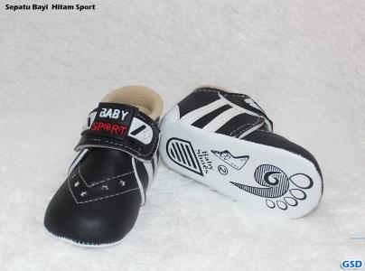 Sepatu Bayi Hitam Sport