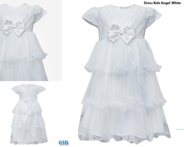 Dress Kids Angel White