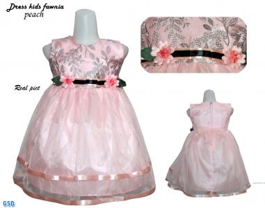 Dress kids fawnia peach