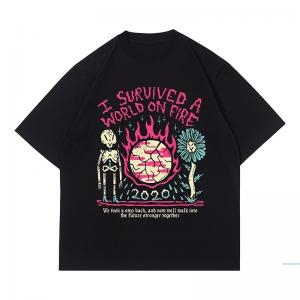 Anetarouca Oversize survivedTshirt| Kaos Distro Streetwear Unisex Tee