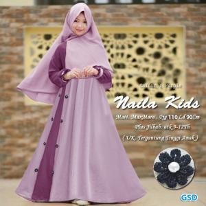 Syari naila kids purple