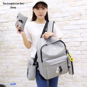 Tas couple cat 4in1 pink