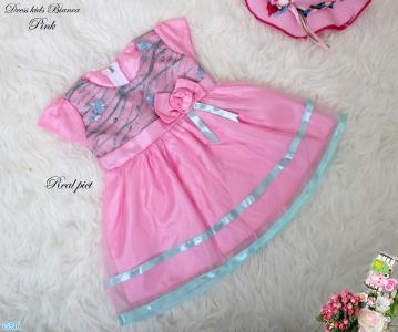 Dress kids bianca pink