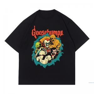 Anetarouca Oversize goosebumpsTshirt| Kaos Distro Streetwear Unisex Tee