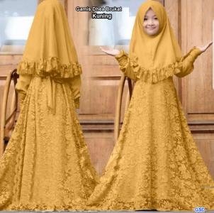 Gamis Dhea brukat coksu