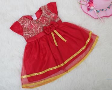 Dress kids bianca red