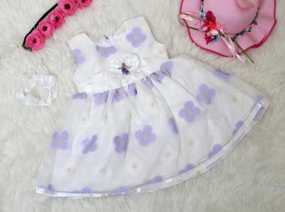 Dress Kids flow ungu