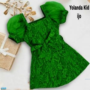 Dress Yolanda kids maroon