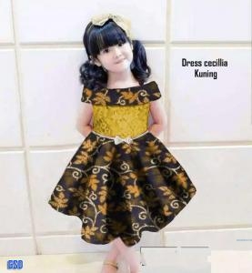 Dress cecilia kuning