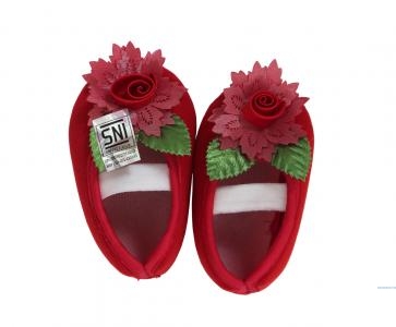 Sepatu Bayi Melati red