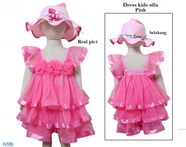 Dress kids olla  pink