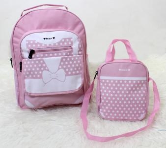 Tas Mbk dot 2in1 pink